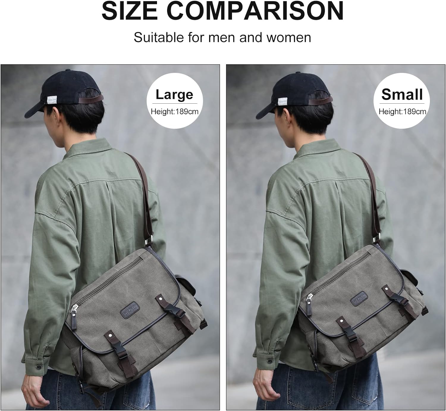 Comparing Messenger, Waterproof Crossbody & Laptop Satchel Bags