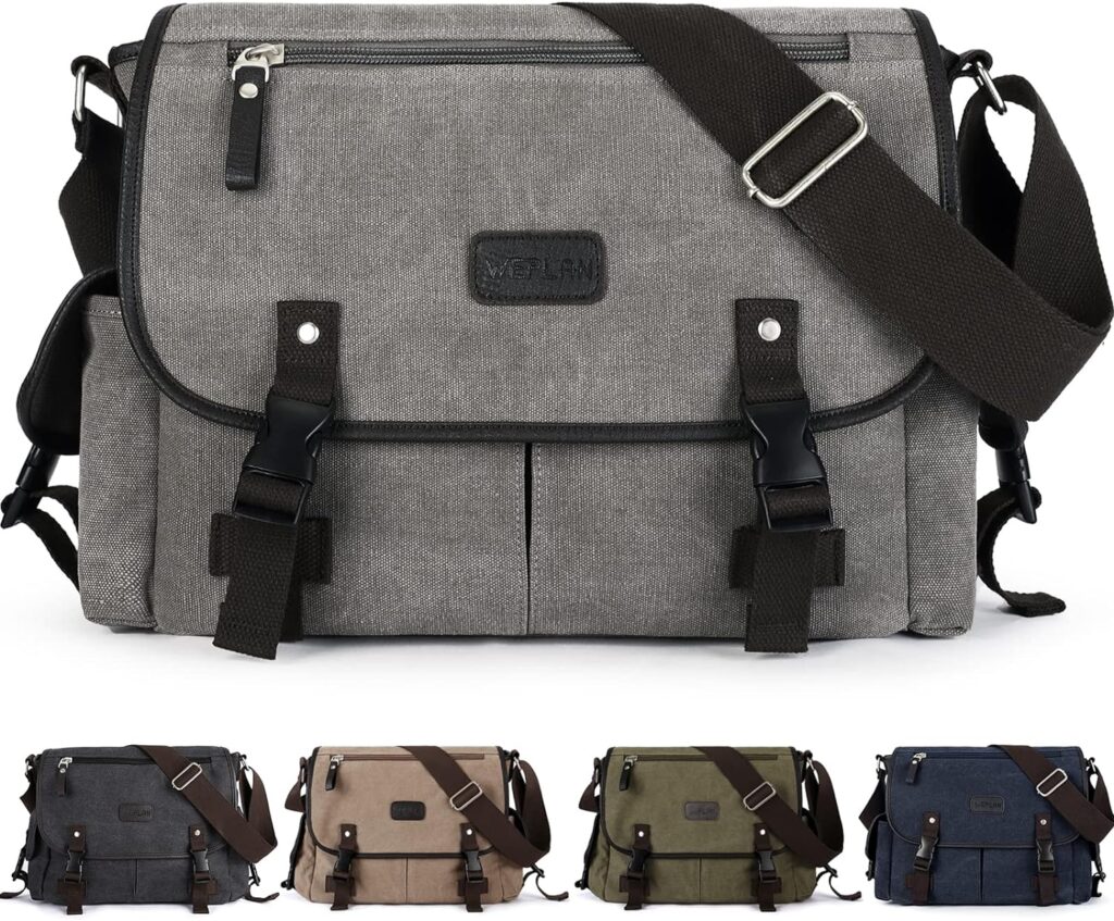 Messenger Bag Men,Waterproof Crossbody Bag,Satchel Shoulder Bag